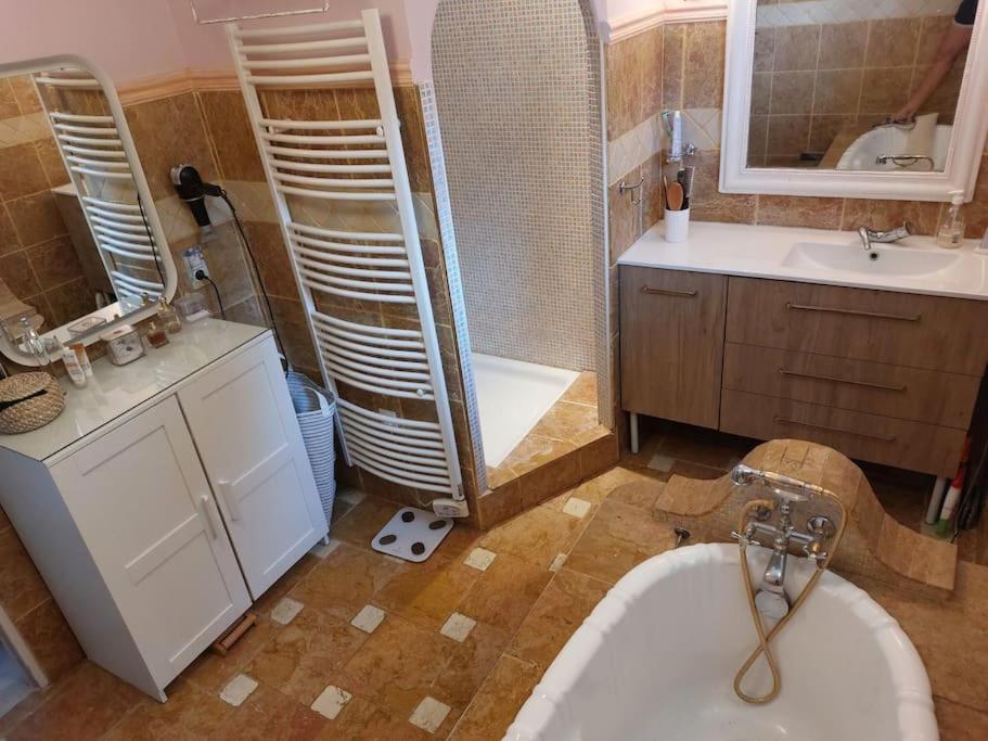 Villa De Charme Avec Piscine Saint-Jory Екстериор снимка